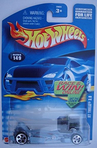 Amazon.com: HOT WHEELS LIGHT BLUE JET THREAT 3.0 #149 RACE & WIN